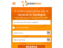Tablet Screenshot of it.sardinianatour.com