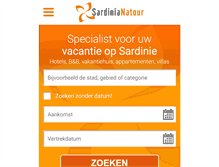 Tablet Screenshot of nl.sardinianatour.com
